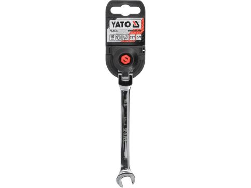 YATO Racsnis csuklós csillag-villáskulcs 10 mm / 160 mm 72T CrV