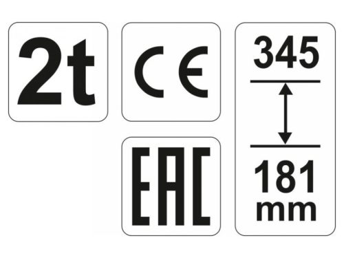 YATO Hidraulikus emelő 2t