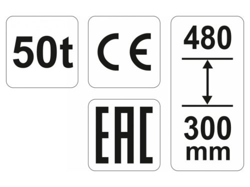 YATO Hidraulikus emelő 50t