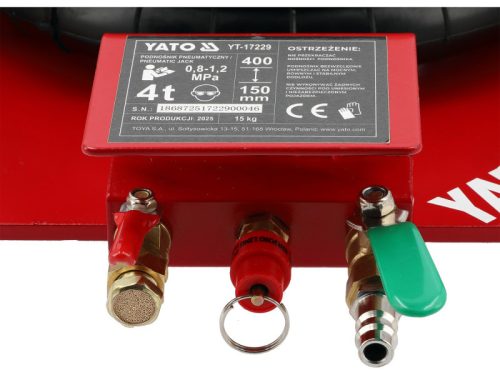 YATO Pneumatikus emelő 4 T