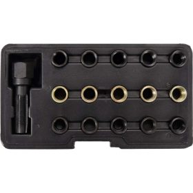   YATO Izzítógyertya menetjavító és tisztító készlet 16 részes M14, M16