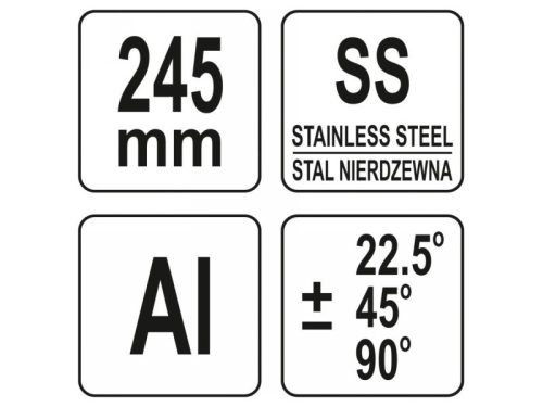 YATO Gérvágó olló állítható szögek 245 mm