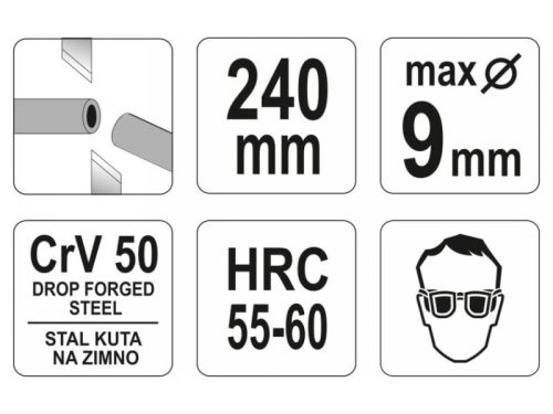 YATO Kábelvágó 240 mm