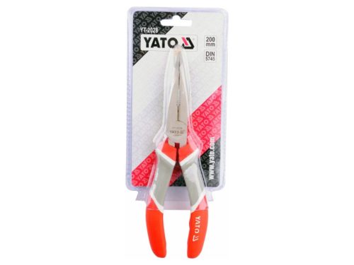 YATO Hajlított csőrű fogó 200 mm