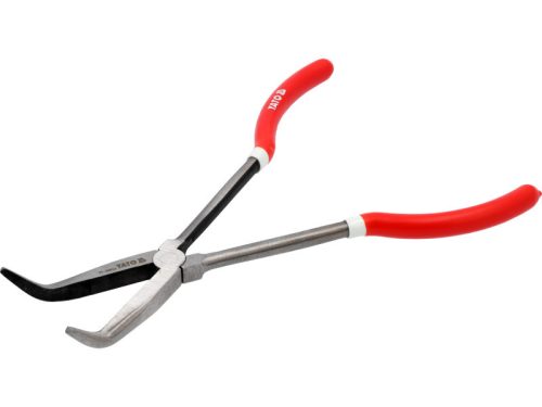 YATO Hajlított hosszúcsőrű fogó 285 mm