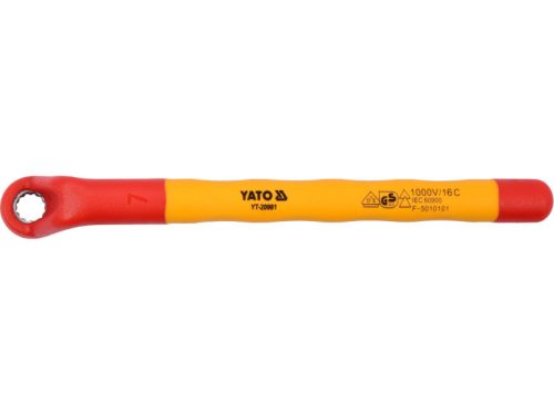 YATO Hajlított csillagkulcs 7 mm / 150 mm 1000 V-ig szigetelt CrV