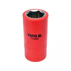 YATO Szigetelt dugókulcs 1/2" 16 mm 1000 V CrV