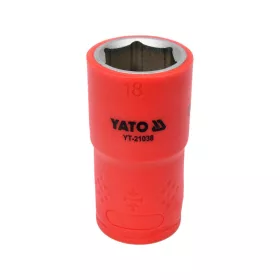 YATO Szigetelt dugókulcs 1/2" 18 mm 1000 V CrV