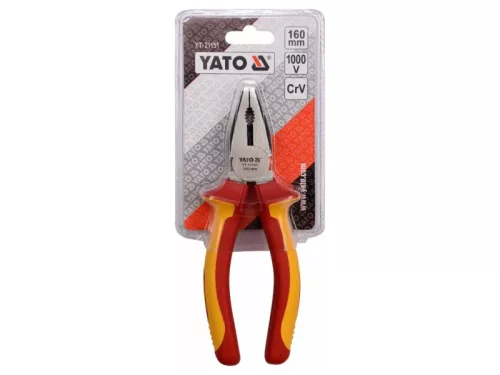 YATO Kombinált fogó 160 mm 1000 V-ig szigetelt