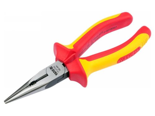 YATO Hosszúcsőrű fogó egyenes 160 mm 1000 V-ig szigetelt CrV