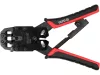 YATO Krimpelő fogó 205 mm UTP hálózati/RJ45 és telefon/RJ10, RJ11, RJ12 csatlakozókhoz
