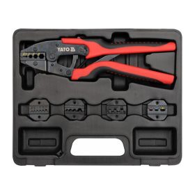 YATO Krimpelő fogó cserélhető pofakészlettel 260 mm