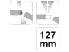 YATO Kábelvágó fogó 125 mm