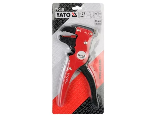 YATO Kábelvágó és blankoló fogó 175 mm/10 mm/0,5-6 mm2 automata