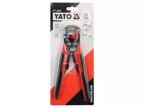 YATO Blankoló & krimpelő fogó 210 mm/0,2-6,0 mm2