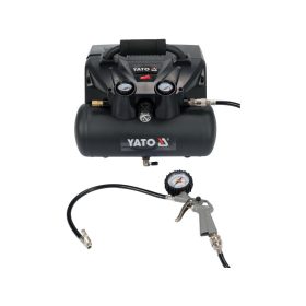   YATO Akkus kompresszor 8 bar 2 x 18 V (2 x 3,0 Ah akku + töltő)