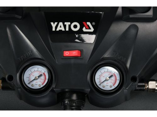 YATO Akkus kompresszor 8 bar 2 x 18 V (2 x 3,0 Ah akku + töltő)