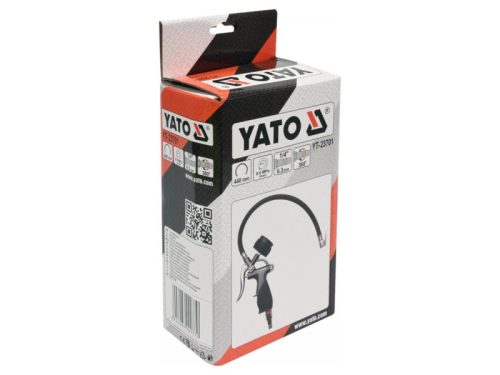 YATO Kerékfúvató pisztoly nyomásmérővel 1/4"