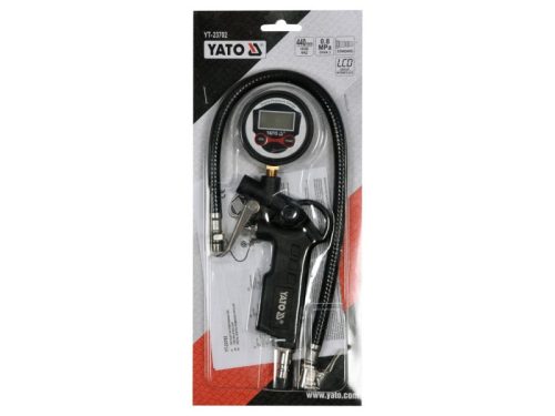 YATO Kerékfúvató pisztoly LCD nyomásmérővel 1/4"