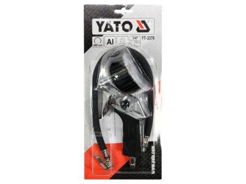 YATO Kerékfúvató pisztoly nyomásmérővel 1/4"