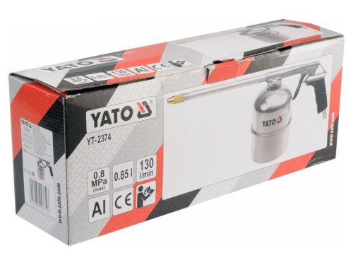 YATO Alsótartályos olajszóró pisztoly 850 ml fém