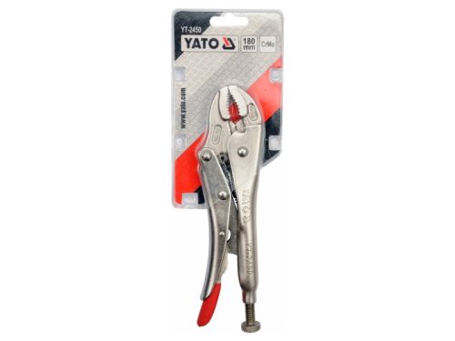 YATO Ívelt önzáró fogó 180 mm CrMo