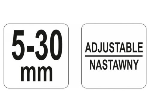 YATO Akkumulátor saru és ablaktörlő kar lehúzó 2 körmös 5-30 mm