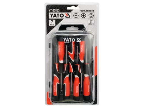 YATO Precíziós csavarhúzó készlet 7 részes S2
