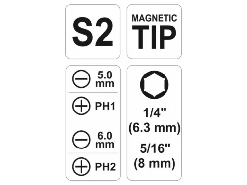 YATO Csavarhúzó készlet 4 részes