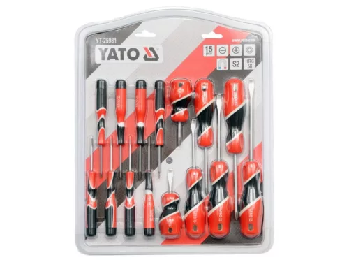 YATO Csavarhúzó készlet 15 részes