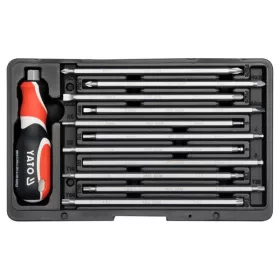 YATO Csavarhúzó készlet kétvégű szárral 12 részes