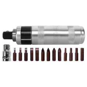 YATO Kézi ütvecsavarozó készlet 15 részes mágneses