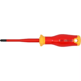   YATO Csavarhúzó lapos/PZ2 x 100 mm 1000 V-ig szigetelt vékony kialakítás