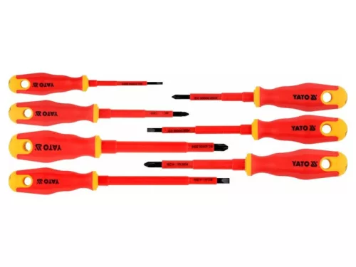 YATO Csavarhúzó készlet 7 részes 1000 V-ig szigetelt