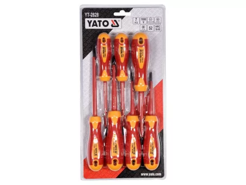YATO Csavarhúzó készlet 7 részes 1000 V-ig szigetelt