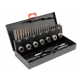   YATO Menetfúró és metsző készlet (kézi) 32 részes HSS M3-M12-ig