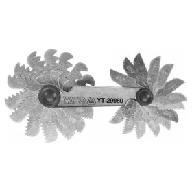 YATO Menetfésű 24 lapos metrikus 0,25-6,0 mm 60°