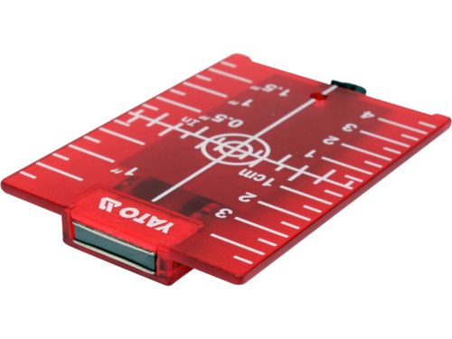 YATO Lézer céltábla piros mágneses