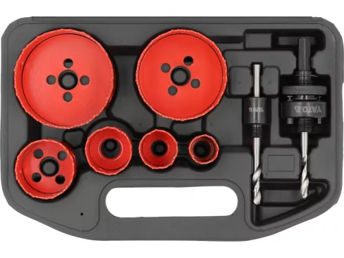 YATO Körkivágó készlet 8 részes (22-73 mm) bimetál