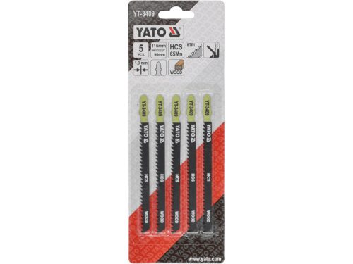 YATO Dekopírfűrészlap T8TPI 115/90 mm HCS (5 db)