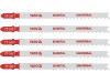 YATO Dekopírfűrészlap 10TPI 130 mm univerzális T-befogás bimetál (5 db)