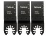 YATO Fűrészlap multifunkciós géphez 34 mm HCS (3 db)