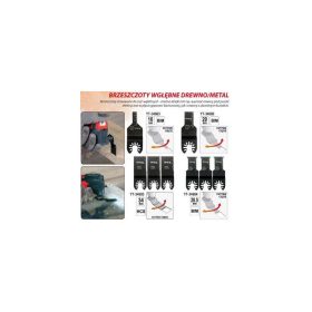 YATO Fűrészlap multifunkciós géphez 34 mm HCS (3 db)