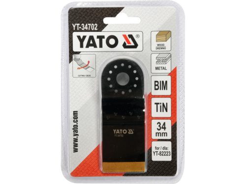YATO Fűrészlap multifunkciós géphez 34 mm bimetál-titán-nitrid