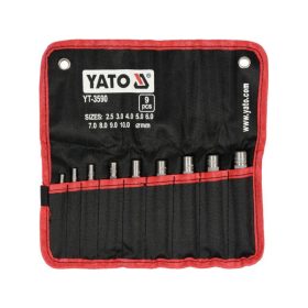 YATO Bőrlyukasztó készlet 9 részes 2,5-10 mm