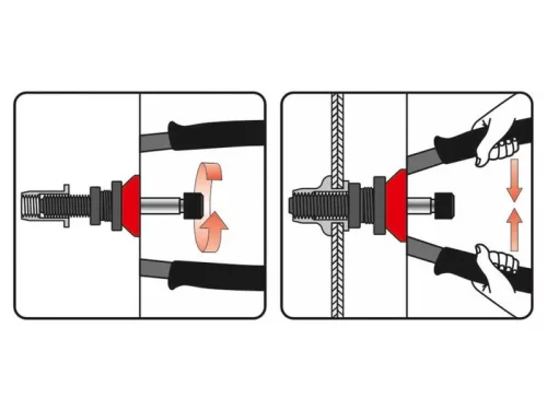 YATO Szegecsanyahúzó karos M3, M4, M5, M6, M8 300 mm