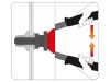 YATO Kézi szegecsanyahúzó M3-M6 200 mm