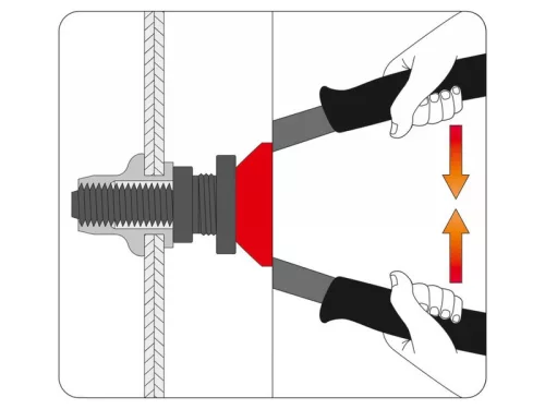YATO Kézi szegecsanyahúzó M3-M6 200 mm