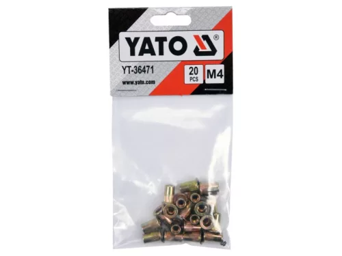 YATO Acél szegecsanya M4 (20 db)