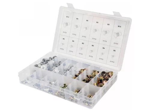 YATO Alumínium és acél szegecsanya készlet 300 részes